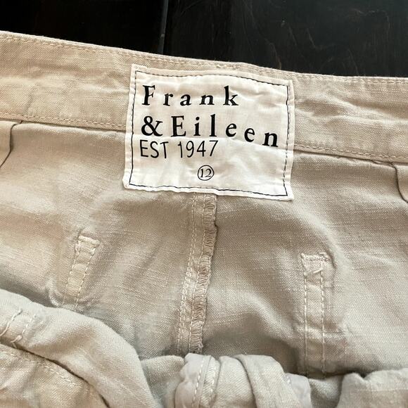 Frank & Eileen Jameson Jogger Pants Cream Women's Size 12 - Picture 4 of 9